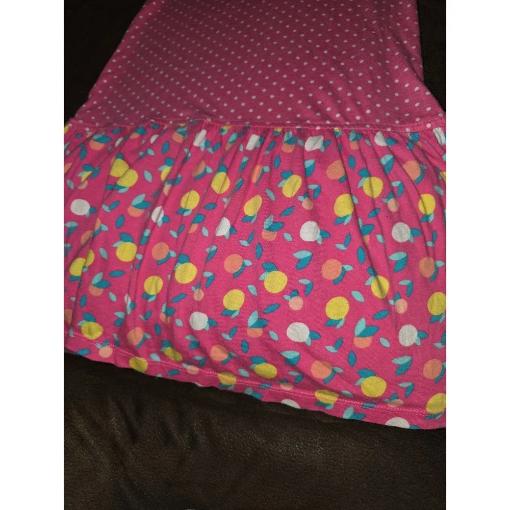Gymboree mix and match polka dot fruit dress size medium 7 8